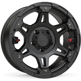TeraFlex Nomad Split Spoke Off-Road Wheel - Metallic Black for '18+ Jeep Wrangler JL / JLU & '20+ Jeep Gladiator JT