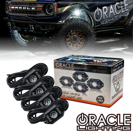 Oracle Lighting White LED Underbody Wheel Well Rock Light Kit - 4 Piece
