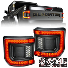 Oracle Lighting Flush Mount LED Tail Lights (Standard Red Lens) for '20-Newer Jeep Gladiator JT