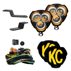 KC HiLites FLEX ERA® 3 Combo Beam A Pillar Ditch Light Kit for 21-Up Ford Bronco