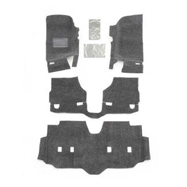 BedRug™ Front 4 Piece Floor Liner Carpet Kit For '07-'10 Jeep Wrangler JKU Unlimited 4 Door