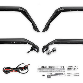 DV8 Offroad Front & Rear Spec Series Fender Flares for '20+ Jeep Gladiator JT Truck