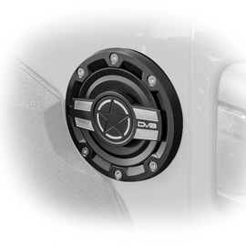 DV8 Offroad CNC Machined Fuel Door for '18+ Jeep Wrangler JL / JLU