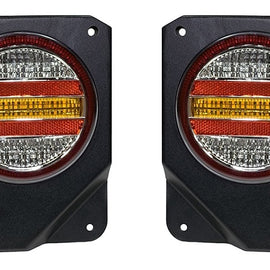Quake LED Metal Tek Series Tail Lights Kit for '07-'18 Jeep Wrangler JK / JKU Unlimited