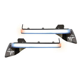 Quake LED Slim Chop DRL Turn Signals with Sequential Switchback Lights for '18-Current Jeep Wrangler JL / '20-Current Gladiator Sport / Sport S