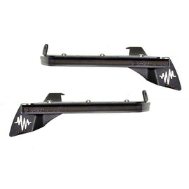 Quake LED Smoked Slim Chop DRL Turn Signals with Sequential Switchback Lights for '18-Current Jeep Wrangler JL Sahara / '20-Current Gladiator Overland