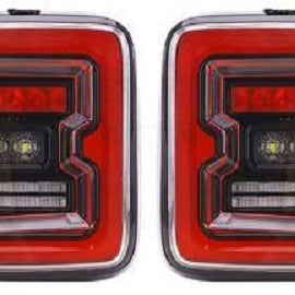 Quake LED Tempest Series Tech Tail Lights Kit for '18-'23 Jeep Wrangler JL / JLU