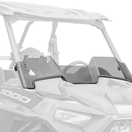 Assault Industries Polycarbonate Half Windshield for 2019-Up Polaris RZR XP 1000/Turbo/Turbo S