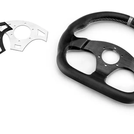 Assault Industries Universal Ballistic D UTV Steering Wheel - Leather