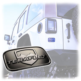 TeraFlex Rear License Plate Delete Cover For 2007-2018 Jeep Wrangler JK