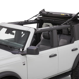 Bestop Skyrider Retractable Top for Hardtop ( Black Diamond ) for '21-'24 Ford Bronco 4 Door 52462-35