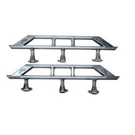 JK 2 Door RockSliders (Raw) Steel