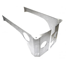 EVO MFG Rear Rockskin Corners (Aluminum) for '07-'18 Jeep Wrangler JKU 4door
