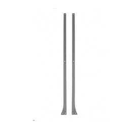 EVO MFG B-Pillar Rockskin (Raw Aluminum) for '07-'18 Jeep Wrangler JKU 4door
