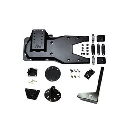 EVO MFG HD Hinged Gate Tire Carrier Kit & Mounts - '07-'18 Jeep Wrangler JK JKU