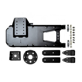 EVO MFG HD Hinged Tire Carrier (Black) - '18+ Jeep Wrangler JL JLU EVO-3032B