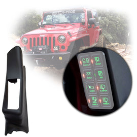 Switch Pros A-Pillar Switch Panel for 2011-2018 Jeep Wrangler JK