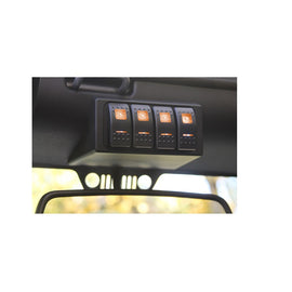 S-Tech 4 Switch System with Relay Center - Amber Dual LED 09-18 Jeep Wrangler JK