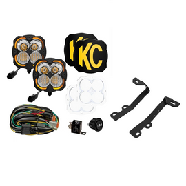 KC HiLites FLEX ERA® 4 A-Pillar Ditch Cowl LED Light Pod Kit for '24+ Toyota Land Cruiser 250