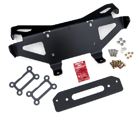 Grimm Offroad Front Steel Bumper Winch Plate Mount for '18-Newer Jeep Wrangler JL / JLU & '20-Newer Gladiator JT