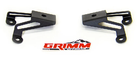 Grimm Offroad Front Steel Bumper Side Light Mounts for '18-Newer Jeep Wrangler JL / JLU & '20-Newer Gladiator JT