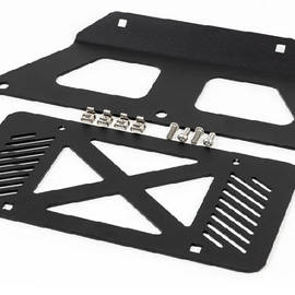 Grimm Offroad Front Steel Bumper License Plate Mount for '18-Newer Jeep Wrangler JL / JLU & '20-Newer Gladiator JT