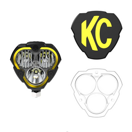 KC HiLites FLEX ERA® 3 - Single Master LED Light Pod Kit w/ Cover