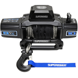 Superwinch SX Series SX10SR 10,000 lb Winch with Synthetic Rope - Midnight Black