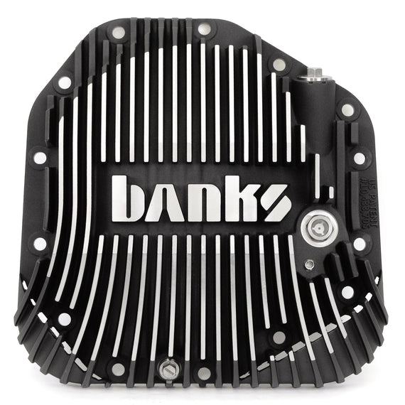 Banks Power Ram Air Diff Cover Black Machined 17-24 Ford F250 F350 SRW Dana M275