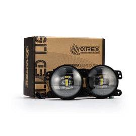 AlphaRex Dual Color LED Fog Light 18-26 Jeep JL Rubicon Sahara OE Plastic Bumper