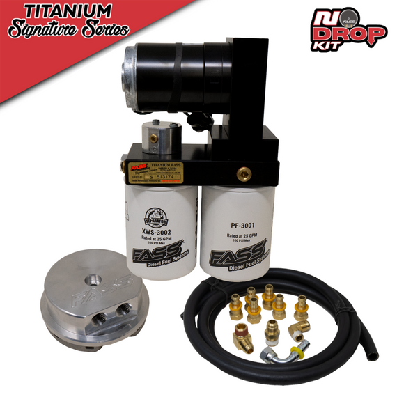 FASS No-Drop Titanium 165G Fuel Pump 11-14 Chevy GMC 6.6L Duramax LML - product kit