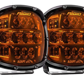 Rigid Industries Adapt XP PRO Edition LED Combo Pod Lights Pair - Amber Color