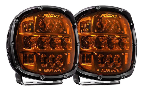 Rigid Industries Adapt XP PRO Edition LED Combo Pod Lights Pair - Amber Color