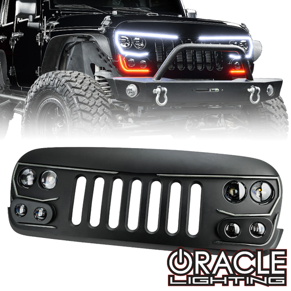 Oracle Lighting Vector Pro Series LED Grill for 07-18 Jeep Wrangler JK / JKU