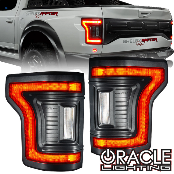 Oracle Lighting Flush Mount LED Tail Lights (Standard Red Lens) for '15-'20 Ford F150