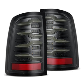 AlphaRex LUXX Series LED Tail Lights Alpha Blk 19-24 Ram 2500 3500 HD w/o OE LED