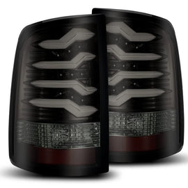 AlphaRex Pro Series LED Tail Lights Jet Black 19-24 Ram 2500 3500 HD w/o OE LED