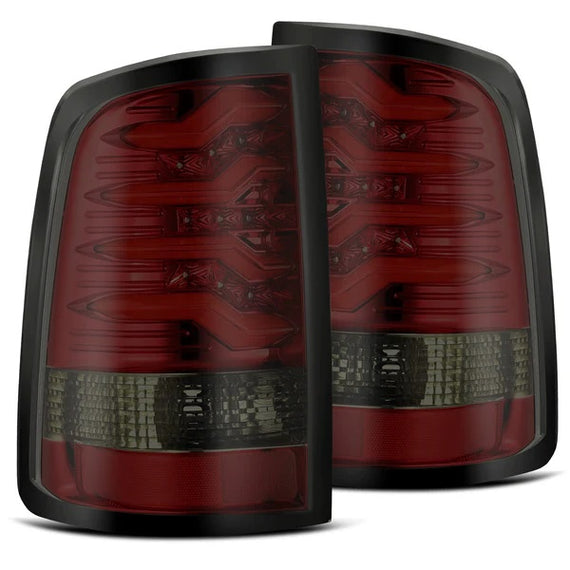 AlphaRex Pro Series LED Tail Lights Red Smoke 19-24 Ram 2500 3500 HD w/o OE LED