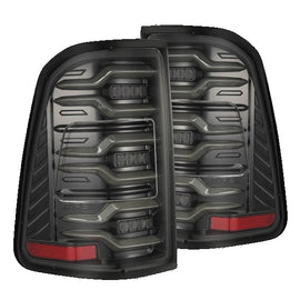 AlphaRex LUXX Series LED Tail Lights Alpha Black 25-26 Ram 1500 w/o OE LED