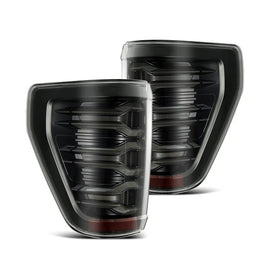 AlphaRex LUXX Series LED Tail Lights Alpha Black 21-23 Ford F150
