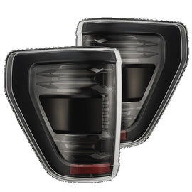 AlphaRex LUXX Series LED Tail Lights Alpha Black 24-26 Ford F150