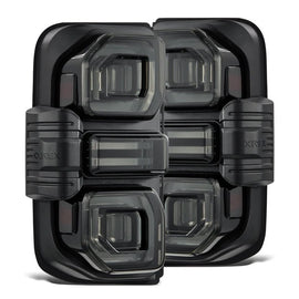 AlphaRex NOVA LED Prismatic Tail Lights Alpha Black 21-26 Ford Bronco
