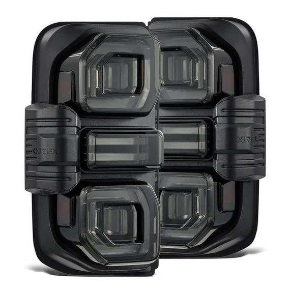 AlphaRex NOVA LED Prismatic Tail Lights Alpha Black 21-26 Ford Bronco