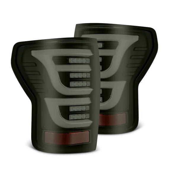 AlphaRex LUXX Series LED Tail Lights Black 07-13 Toyota Tundra