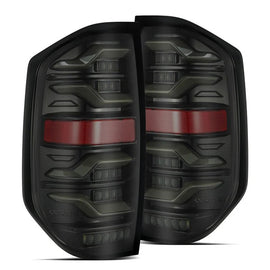 AlphaRex LUXX Series LED Tail Lights Alpha Black 14-21 Toyota Tundra