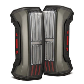 AlphaRex NOVA Prismatic LED Tail Lights Black 22-26 Toyota Tundra