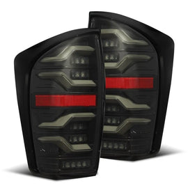AlphaRex LUXX Series LED Tail Lights Alpha Black 16-23 Toyota Tacoma