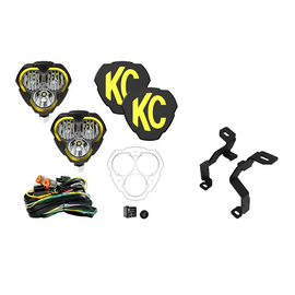 KC HiLites FLEX ERA® 3 Combo Beam A Pillar Ditch Light Kit for '21-Up Ford F-150 / Raptor