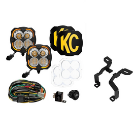KC HiLites FLEX ERA® 4 Combo Beam A Pillar Ditch Light Kit for '21-Up Ford F-150 / Raptor