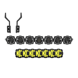KC HiLites Gravity® Titan Front Bumper Light Bar Kit for '17-'26 Ford SuperDuty F-250/F-350/F-450/F-550